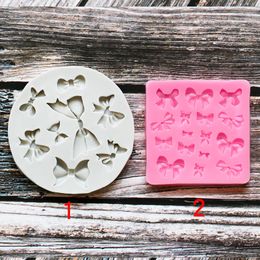 Butterfly Silicone Moulds 2 Style Mini Butterfly Fondant Mould Cute Soap Epoxy Resin Mould Sugarcraft Candy Chocolate Moulds for Sugarcraft Cake Decorating 122775