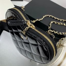 10A Mirror Quality Designer TOP designer Cosmetic Bag 15cm lady purse crossbody bags genuine leather chain bag.C87