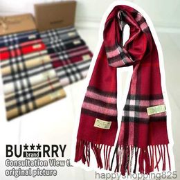 Burkeberrys 2023 Newest Winter-Warm Check Scarf A Timeless British Classic Plaid Muffler for Fashionable Style 4VSY2