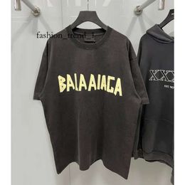 Designer T Shirt Balanciaga T Shirt Women Brand Shirt Men's Plus Size Hoodies & Sweatshirts 100 Cotton Mens Golf T-shirt Polo Blank Embroidered Balanciaga 4100