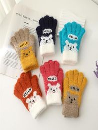 610 Years Old New Fashion Kids Thick Knitted Gloves Warm Winter Gloves Children Stretch Mittens Boy Girl Infant Accessories5206298