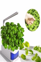 Smart Indoor Herb Garden Planter Kit LED Grow Light Hydroponic Growing Multifunction Desk Lamp Plant Flower Grow Lamp AC100240V Y8715939