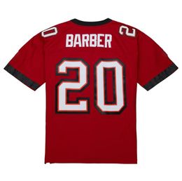 Stitched football Jersey 20 Barber 2002 red yellow mesh retro Rugby jerseys Men women youth S-6XL