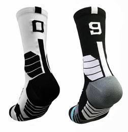 Professional collocation 09 number Basketball Socks Thick Sports Socks Nonslip Durable Skateboard Towel Bottom football Soc4400989