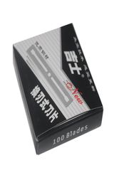 100 PCsset Replace Men Straight Razor Blade To Shave Lames De Rasoir Blades For Barber Salon Eyebrow Blades 10pcspack105233816