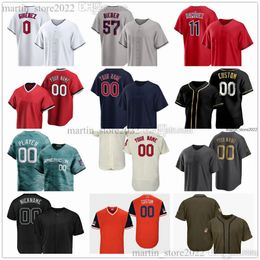 Stitched 2024 Baseball Jersey 41 Logan Allen 58 Scott Barlow 28 Tanner Bibee 68 Joey Cantillo 44 Xzavion Curry 66 Daniel Espino 33 Hunter Gaddis 31 Sam Hentges