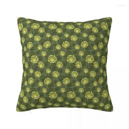 Pillow Dandelion Print Cover Cute Plants Funny Case For Living Room Chair Soft Printed Pillowcases Gift