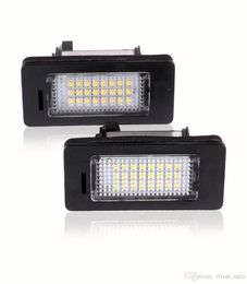 Easy Install LED License Plate Lights SMD3528 6000K Number Plate Light For BMW E82 E88 E90 E92 E93 E39 E60 Sedan M5 E70 X5 E71 E729720458