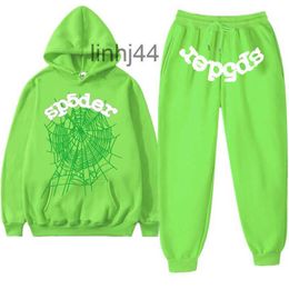 Mens Hoodies Sweatshirts Tracksuit Sweat Suit Spider 555 Young Thugg Stars Same 55555 Pants Hoodie Bibber and Bodysuit Casual Leisure Cotton FashioJMHW