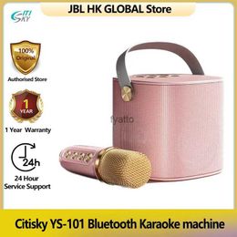 Cell Phone Speakers Citisky 100% YS-101 Bluetooth Speaker With Wireless Microphone Karaoke machine Long endurance portable 5.3H2435