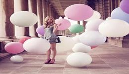 36 Inches Huge Wedding Balloon Hanging Spheres Colourful Wedding Birthday Party Balloons Christmas Festival Decorations Big Smooth 7884808