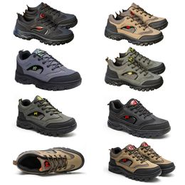 Men's Mountaineering Shoes New Four Seasons Outdoor Labour Protection Large Size Men's Shoes Breathable Sports Shoes Running Shoes Fashion Casual Shoes 41