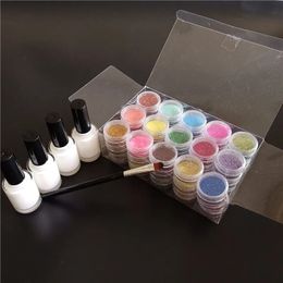 45 Colours Diamond Shimmer Glitter Powder 4 Glues 1 Brush Temporary Tattoo Kids Face Body DIY Nail Painting Decoration Art Tool 240229