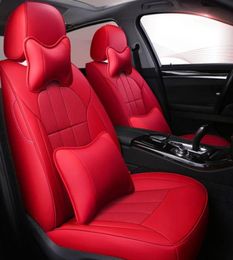 Car Seat Covers Custom Special Pu Leather For H2 H3 Carstyling Auto Accessories Stickers Carpet 3D Cushion8797963