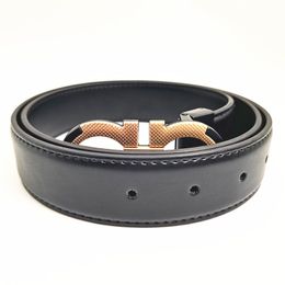 designer belt men 3.5cm wide belt bb simon belt Smooth plain leather Multi-colored belt body double D lychee buckle black gold dark silver luxury business belt