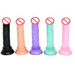 Realistic Dildo Massager Flexible Anal Strap Big Penis Strong Suction Cup Silicone G Spot Penis Sex Toys For Women1770473