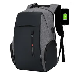 Backpack 2024 USB 15.6 Inch Laptop Women Waterproof Oxford Male Business Bag Outdoor Computer School Men