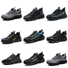 Running shoes GAI eight Men Women triple black white dark blue Mesh breathable platform Shoes sport sneaker