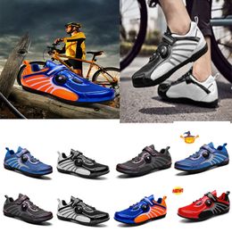 Buty rowerowe mężczyzn sportowy dirt drogowy buty rowerowe płaskie trampki rowerowe Flats Rower Mountain Rower Footwear SPD Clezxc Gai