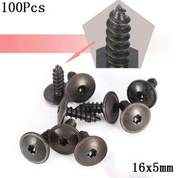 100pcs 16x5mm Engine Cover Screws Undertray Splash Guard Wheel Arch Torx Fastener Clips VW for Audi Car Accessori W9Z7