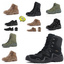 Bocots New mden's boots Army tactical military combat boots Outdoor hiking boots Winter desert boots Motorzcycle boots Zapatos Hombre GAI