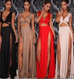 Sibybo Sexy Sparkly Bandage Bodycon Dresses 2018 Halter Deep V Neck Lace Up Crop Top Two Piece Set Summer Party Dresses Vestidos1928417