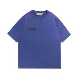 Mens Designer Tshirt Ess 1977 Shirt Women Fashion T Shirt Tops Casual Clothing Tshirt Summer Season Letter Graphic Man Sweatshirt Unisex High Quality Tshirt