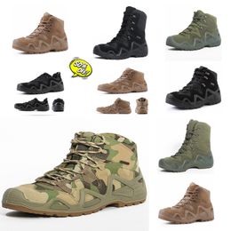 Boots New men's boots Army tactical military combat boots Outdoor hiking boots Winter desert boots Motorcycle boots Zapatcos Hombre GAI