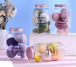 Sponges Applicators Cotton 7pcs Makeup Sponge Powder Puff Dry And Wet Combined Beauty Egg Foundation Bevel Cut Make Up With Sto7385859