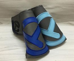 High Quality T Embroidery Golf Putter Cover PU Leather Golf Blade Putter Head Cover 8 Colors5875765 556