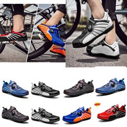 Bike Dirt Road Men Sports Shoes Flat Speed Cycling Sneakers Flats Mountain Bicycle Footwear SPD Cleats Shxxxde GAI 24836 s