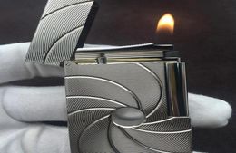 2022 new ST lighter bright sound gift with adapter luxury men accessories gold silver pattern for boyfriend gift 11708828000