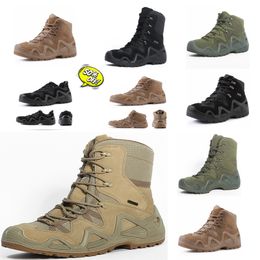 Boots New men's boots Army tactical military combat boots Outdoor hiking boots Winter desert boots Motorcycle boots Zapatos Hombres GAI