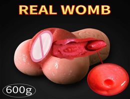 Insertable 3D Realistic Womb Pocket Vagina Real Pussy Male Masturbator for Men 18 Adult Sex Toys for Men Sucking Masturbatings Y22206837