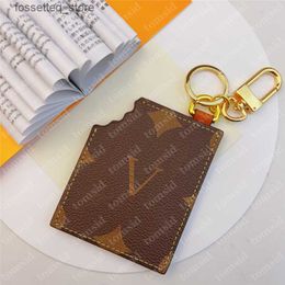 Key Rings Mens Designer Keychain Luxury Bag Charm For Women CHOCOLATE BAR FIGURINE Leather Keyring Classic Letters Stainless Steel Fashion Key ChainsL240305