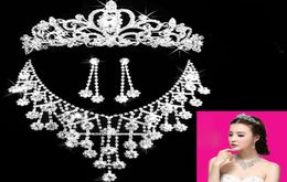 Bridal accessories bridal accessories chain crown wedding headwear three sets of Wedding Necklace8863106