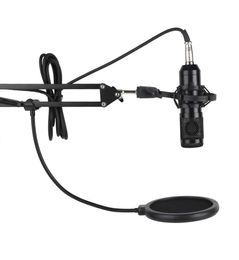 bm 800 microphone for computer professional 35mm wired studio condenser mic with tripod stand for Recording pc laptop bm8004309086