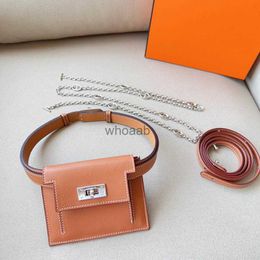 Belts women designer narrow quiet luxury real leather belts simple graceful waistband dresses Width 1.8cm package Versatile 240305