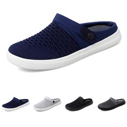 Slippers for Men Women Solid Color Hots Low Soft Blacks White Blanched Almond Multi Walking Mens Womens Shoes Trainers GAI GAI TR