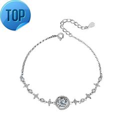 Custom Wholesale Sky Star Design Bracelet VVS Moissanite Diamond 925 sterling silver Luxury Iced out Men Women Fine Jewellery
