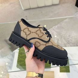 Designers Shoe Women Shoe Mens Shoe Loafers Shoes Woman Lace-Up Shoe Loafer Platform Sneaker Dress Moccasins Canvas Derby Shoes Chunky Bottom Office Mens Shoe 236