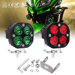 3 Inch Led Work Light Bar 12V 24V for Car Yellow Fog Lamp 4x4 Off Road Motorcycle Tractors Driving Lights White Square Spot H4W9