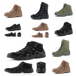 Boots New men's boots Army tactical military combat boots Outdoor hiking boots Winter desert boots Motorcycles boots Zapatoss Hombre GAI