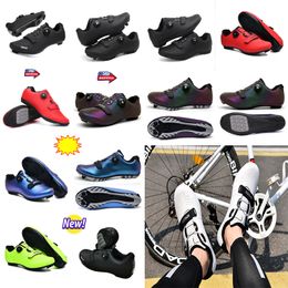 Cycling Shoes Men Sports Dirt Road Bike Shoes Flat Speed Cycling Sneakers Flats Mountain Bicycle Footwear unisex boys redd blue greenn scooer GAI