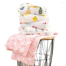 Blankets 6 Layers Muslin Quilt Born Receiving Blanket Muselina Bambu Swaddles Mousseline Infant Swaddle Wrap Flokati 110 110cm