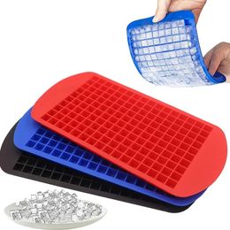 Silicone Ice Cube Tray 160 Grids Square Summer DIY Fruit Ice Cube Maker Bar Cold Drink Mould Bar Tools G0305