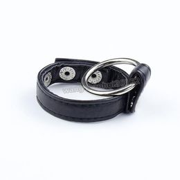 Bondage Adjustable Male Strong PU Leather Belt Restraints Submission Ring Slave #R872913834
