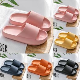 2024 Slippers for men women Solid Colour hots low soft blacks white Silver Multi walkings mens womens shoes trainers GAI