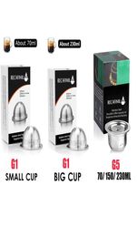 Reusable Stainless Steel Capsule Compatible With Nespresso Vertuoline Vertuo Refillable Pods EcoFriendly Food Grade C10305424024