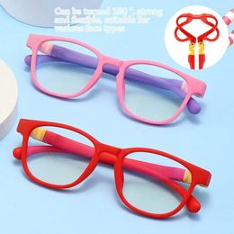 Sunglasses Kids Anti-blue Light Glasses Removable Silicone Children Boys Girls Computer Eyeglasses Ultra Frame Eye Protection Eyewear